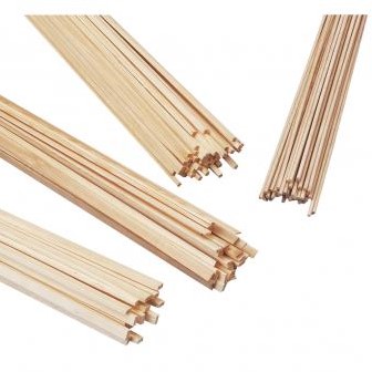 Houten latten 100 cm 10x10mm 1 Stuk
