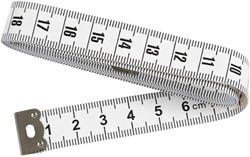 Zachte centimeren/meetling 150cm 1 Stuk