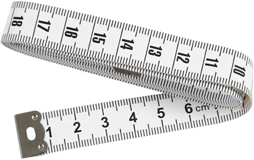 Zachte centimeren/meetling 150cm 1 Stuk