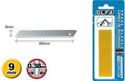 OLFA AB-50 RESERVEMES 9 MM 50 STUKS 
