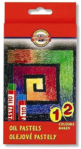 OLIEPASTELKRIJT KOH-I-NOOR 12 STUKS ASSORTI 1 Stuk