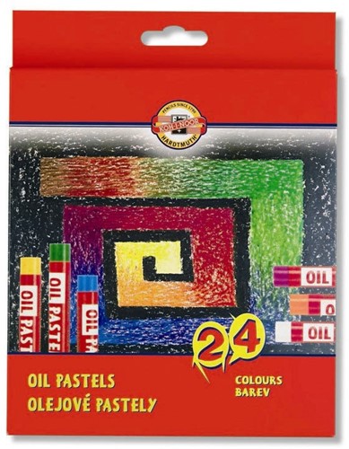 OLIEPASTELKRIJT KOH-I-NOOR 24 STUKS ASSORTI 1 Stuk
