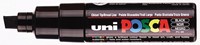 Paintmarker Uni POSCA PC8K B schuin zwart 1 Stuk