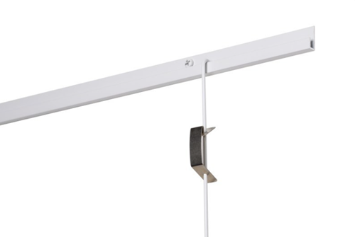 Stas - J-rail alu 300 cm (4 gaten per meter) 1 Stuk