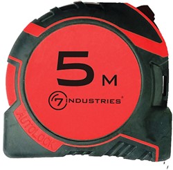 ROLBANDMAAT 5M MAGNETISCHE AUTOLOCK 1 Stuk