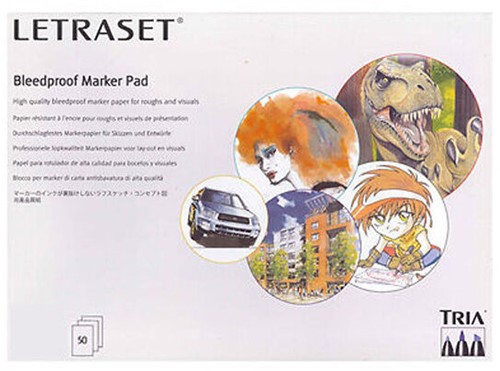 MARKERBLOK LETRASET 70 GRS. A3 50 VEL BMR3