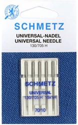 Mmachinenaalden Schmetz universeel 130/705 H dikte 70/10 5 stuks