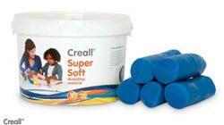 Klei Creall supersoft blauw 1750gram 1750 Gram
