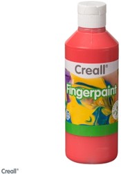 Creall vingerverf rood flakon 750 ml  1 Stuk
