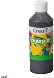 Creall vingerverf zwart flakon 750 ml  1 Stuk
